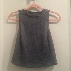 Lululemon Stronger as One Muscle Gray Tank Discontinued Size 4-6